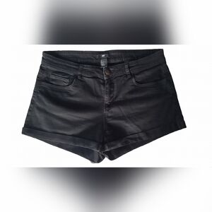 H&M  Black Jean Shorts size 8